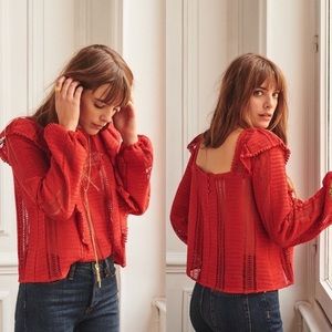 Sézane Line Blouse
